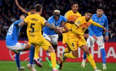 Champions: si chiude con un pareggio la prima del nuovo Napoli di Calzona. A Levandoski risponde Osimhen