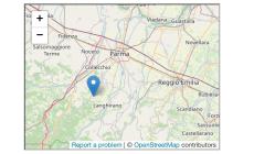 Tre nuove scosse di magnitudo fra 2.6 e 3.0 nella zona di Langhirano 