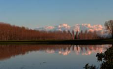 Po, la piena ha reso ancora pi&ugrave; magica l'atmosfera della Bassa parmense