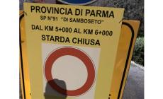 Chiusa la provinciale di Samboseto 