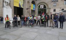 Tappa a Parma per Sanna Ghotbi e Benjamin Ladraa: in bici attraverso 30 Paesi per il Sahara Occidentale  - Foto 