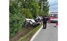 Pauroso incidente a Diolo di Soragna, furgoncino fuori strada: un ferito