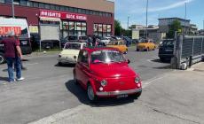 Tappa parmigiana delle splendide 500 d'epoca - Video