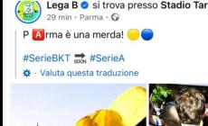 Manomesso il profilo facebook della Lega di B, "Parma is back" diventa "Parma m***a"