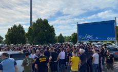 Parma-Reggiana: la partenza dei Boys  verso Reggio