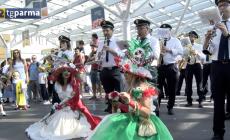 Le maschere di tutta Italia hanno invaso il centro di Parma 