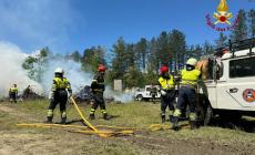 Addestramento contro gli incendi boschivi: una giornata a Borgotaro per i vigili del fuoco - Foto Video 