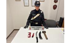 Scandiano, nello zaino coltello, rompivetro, martello e taglierino: minorenne denunciato  dai carabinieri