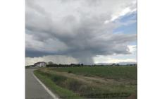 Collecchio in mezzo al ciclone: pioggia mista a grandine- Video