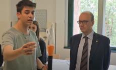 Il ministro Valditara visita il "Gadda" di Fornovo: "Istituto d'eccellenza, un piccolo campus che anticipa la nostra riforma" - Video