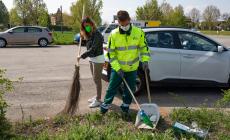 Strade e fossi: raccolte 1,7 tonnellate di rifiuti