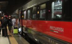 «Debutto» ieri sera del Frecciarossa notturno per Lecce 