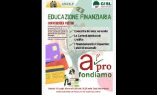 "Educazione finanziaria": approfondimento su conti correnti, carte di debito, finanziamenti e risparmio alla Cisl 