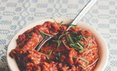 Un regalo: Lutenitsa di melanzane e peperoni - Ricetta