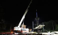 Via Toscana, la rimozione dei carri avvenuta la scorsa notte-  Foto e Video