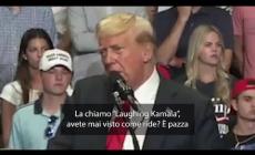 Trump a Kamala Harris: pazza e corrotta, "&egrave; fuori di testa" - Video