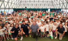 Una "mischia" sorridente e festosa per le Zebre... a Giocampus - Le foto