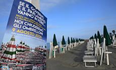 Balneari: chiuse le spiagge marchigiane. In Versilia sciopera 1 su 4 ma serrata totale a Lido di Camaiore - Foto