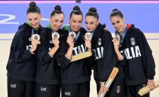 Ritmica, gioia azzurra: le Farfalle sono di bronzo (e arriva anche una proposta di matrimonio)