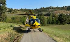 L'Eliparma urta un cavo della fibra ottica in atterraggio: dopo le verifiche, ripresi i voli di soccorso