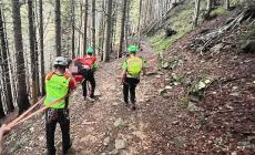 Lagdei, 15enne cade sul sentiero e si procura un trauma alla caviglia, arrivano due squadre del soccorso alpino 