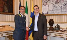 Il nuovo comandante provinciale della Guardia di Finanza di Parma in Municipio