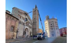 Intervento sulla facciata del Duomo