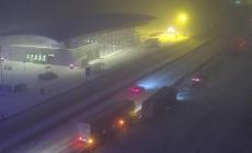 Nevica al Brennero e in vaste zone dell'Alto Adige: disagi in Val Pusteria