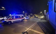 Incidente in viale Pasini, un'ambulanza sul posto