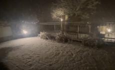 (Annunciata) Ecco la neve nel Parmense - Video: già il manto bianco a Tordenaso