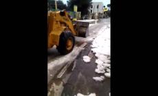 Abbondante grandinata a Ischia, uno strato di 30 centimetri - video