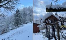 Nevicata di Santa Lucia in montagna: foto dei lettori