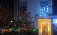 Natale, i balconi di Parma -Le foto