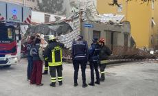 Palazzina crollata fra via Brennero e via Nuoro: le foto 