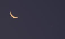 Lo spettacolo della Luna e Venere insieme stasera sui cieli di Parma - Le foto