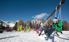 Sulla neve col bebè , settimana bianca in Val di Fassa: Kinderpark, piste e  passeggiate 