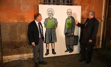 Svelato nel ghetto ebraico di Roma il murale di Liliana Segre e Sami Modiano contro l’antisemitismo - Foto