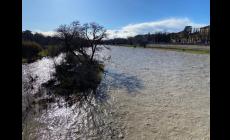 La Parma si &egrave; gonfiata ma non fa paura, sale anche il livello del Po. Temperature sopra la media (15 gradi)