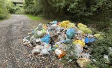 L'accesso alla &laquo;spiaggia&raquo; del Taro? Una discarica per tutte le stagioni
