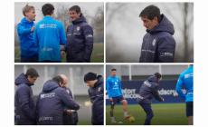 Sorrisi, concentrazione, staff e tattica: ecco il primo allenamento di Chivu - Video