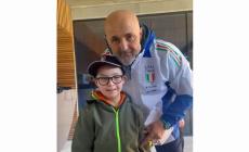 Il piccolo Lollo incontra il ct della Nazionale Luciano Spalletti: ecco il video