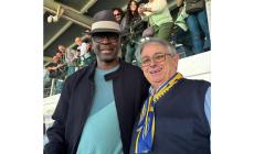 Parma-Inter, l'ex difensore  Thuram in tribuna
