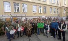 Alpini all'adunata: la Fanfara Castrignano di Langhirano ha aperto la  sfilata della sezione  estera Argentina- Foto e video