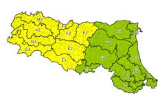 In arrivo una perturbazione: domani allerta meteo gialla