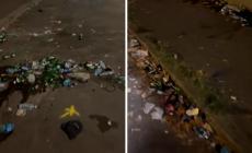 Il post Parma-Napoli, la protesta di alcuni residenti sulla "discarica" lasciata dai tifosi ospiti vicino alla Sud - Video