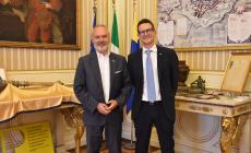 L’ambasciatore di Svezia in municipio incontra il sindaco Guerra