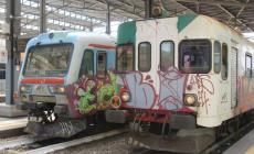 Due &laquo;sgorbi&raquo; di treno sugli ultimi binari della stazione di Parma -  Foto 