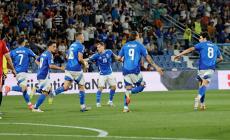Italia, uno scialbo  2-0  a Reggio contro la Moldova - Reti di Raspadori e Cambiaso