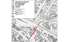 Interventi sull'acquedotto: modifiche alla viabilità in via Trieste fino a Ferragosto - Mappa 