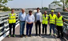 Soragna, aperto al traffico il ponte provvisorio sullo Stirone 